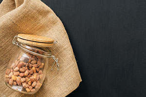 Reusable glass container